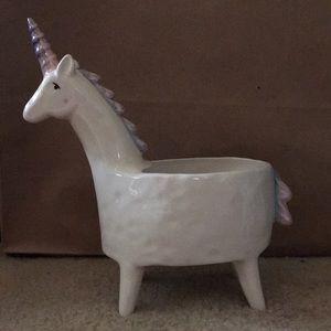 Unicorn planter ( fits a 4”)